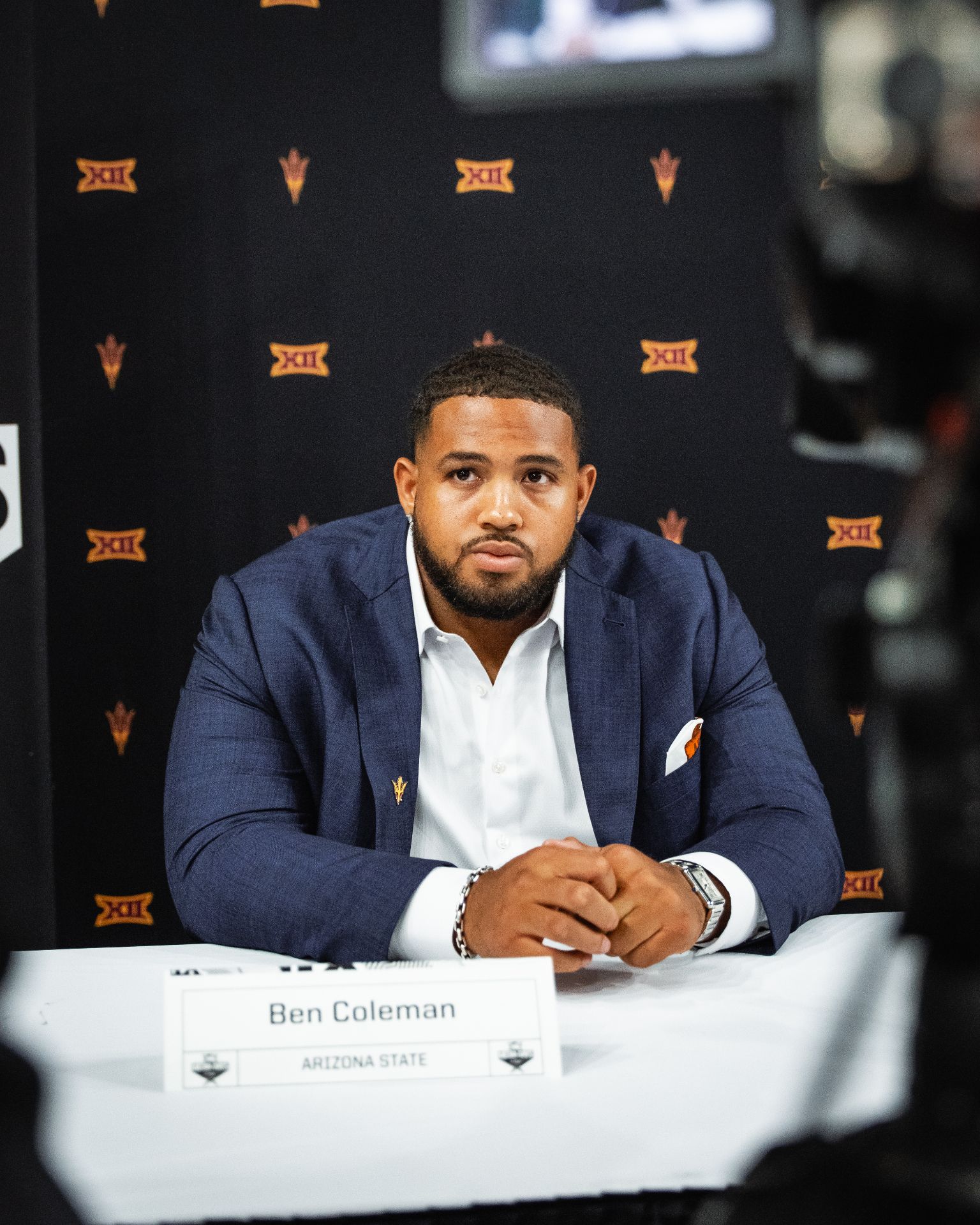 At the table on media day